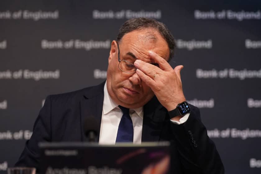 Governor of the Bank of England