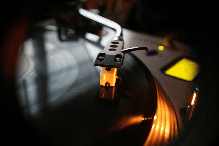 corporate-communication Needle of a vinyl player